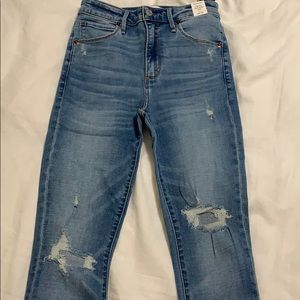Abercrombie super skinny ankle high rise jeans